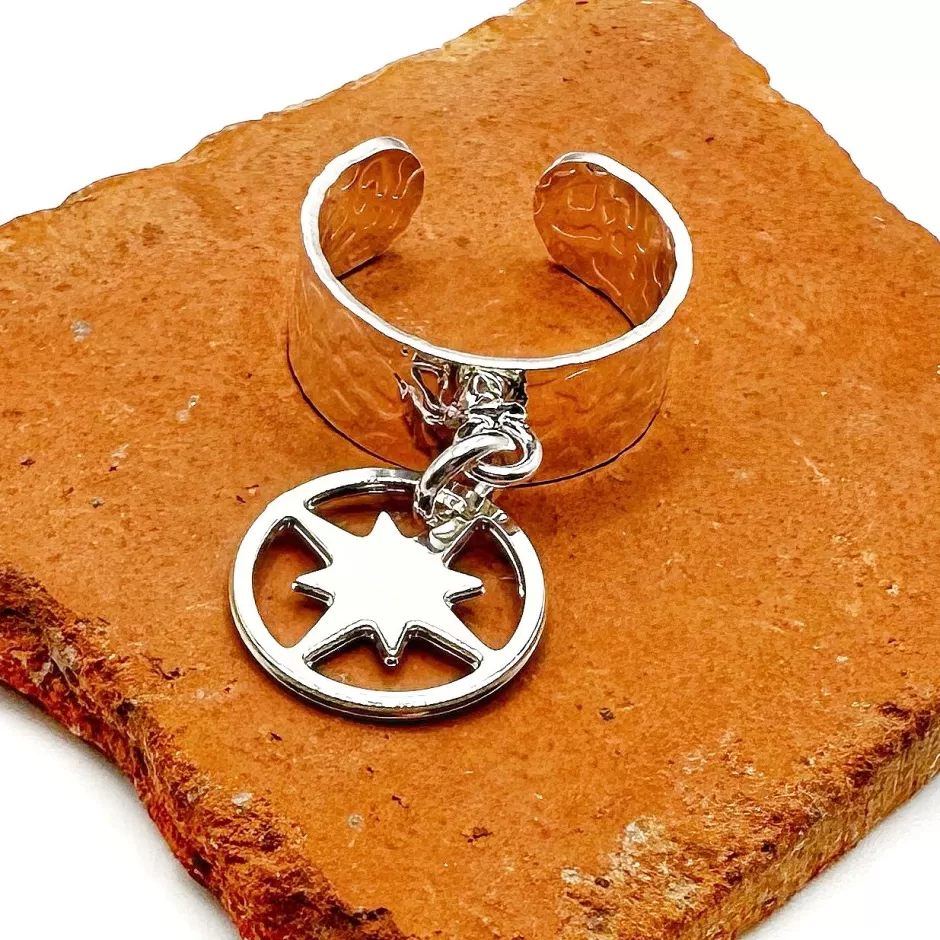 Cheap Musardise Bague Martelee Pendentif Starla
