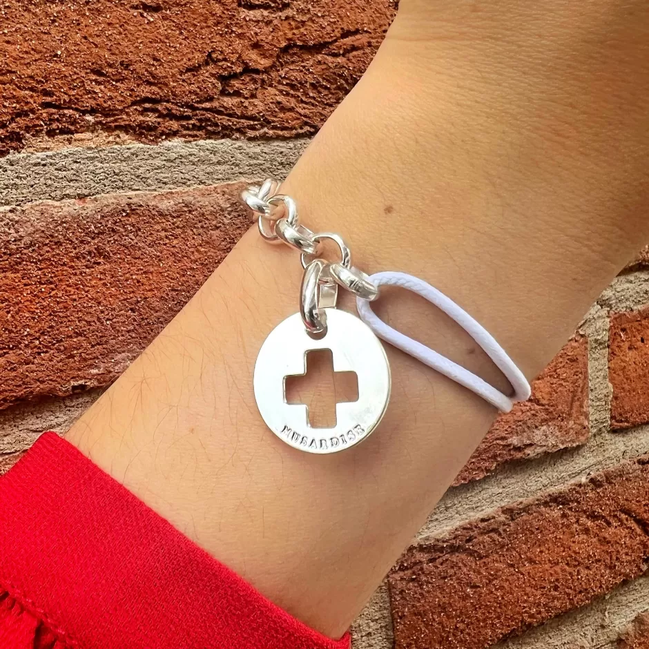 Online Musardise Bracelet Demi-Chaine Cruz