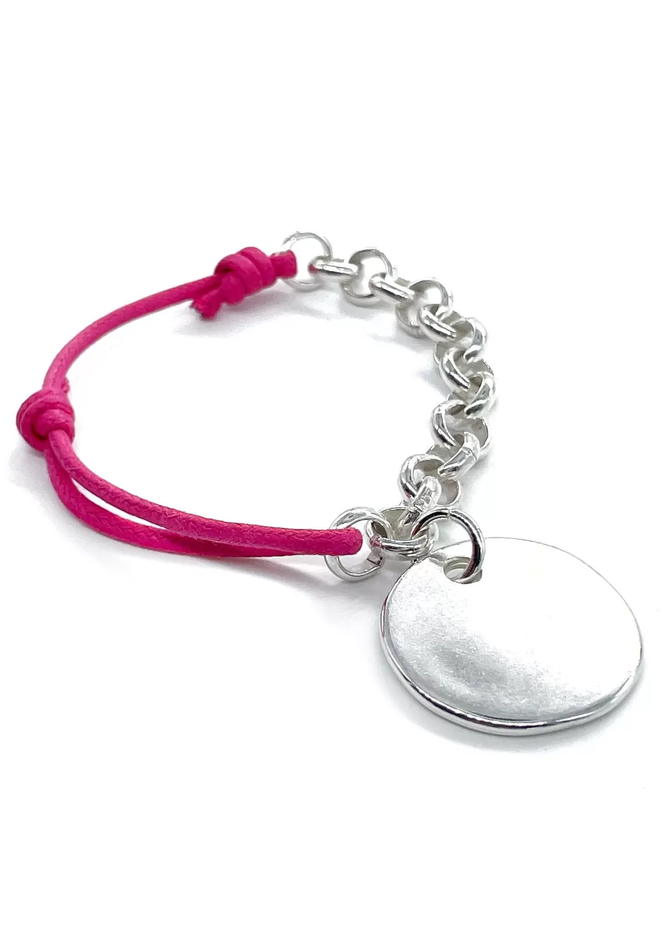 Hot Musardise Bracelet Demi-Chaine Grande Medaille