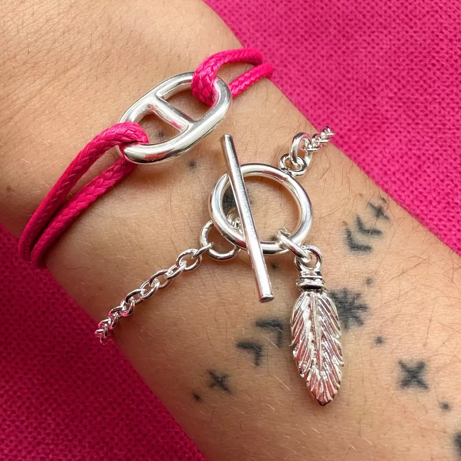 New Musardise Bracelet Lou Chaine Plume
