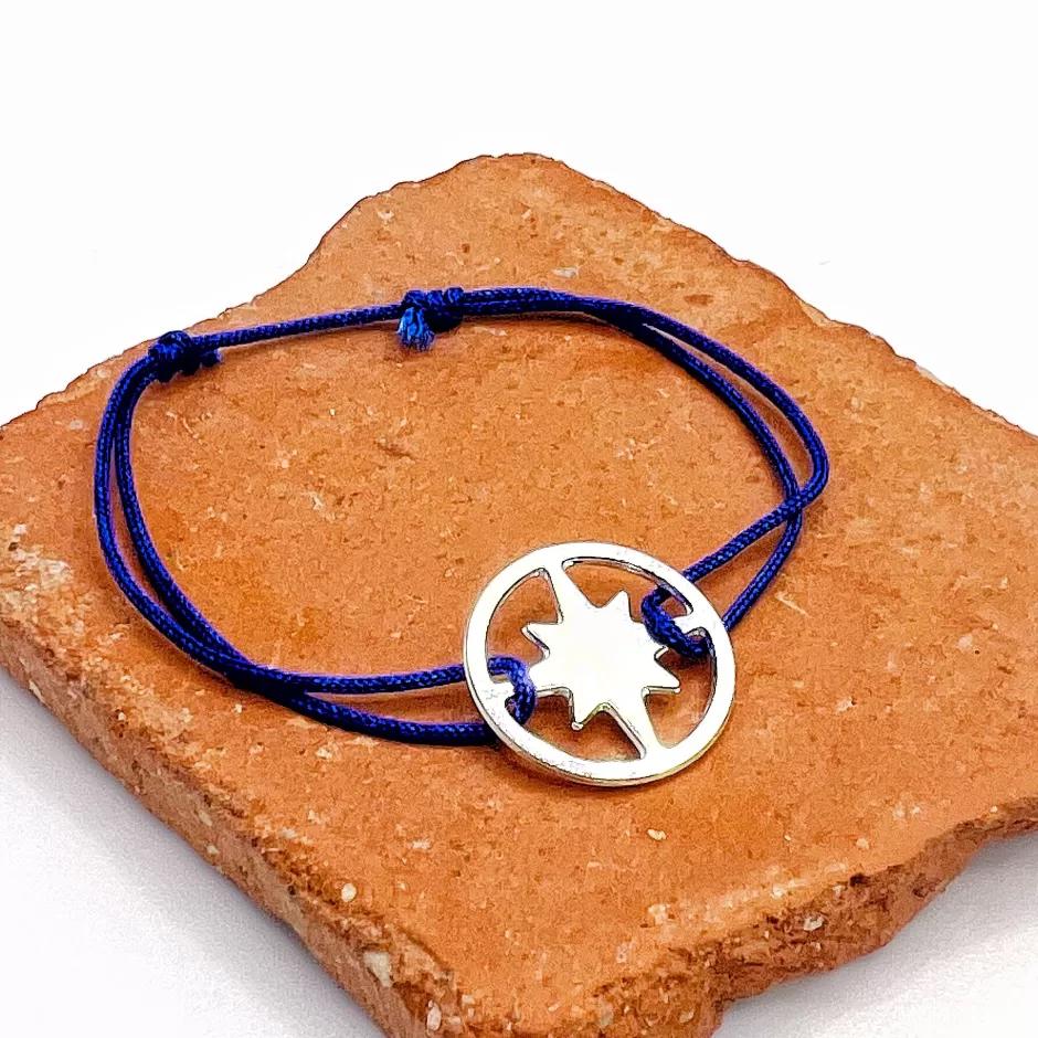 Cheap Musardise Bracelet Rose Des Vents Argente (Enfant)