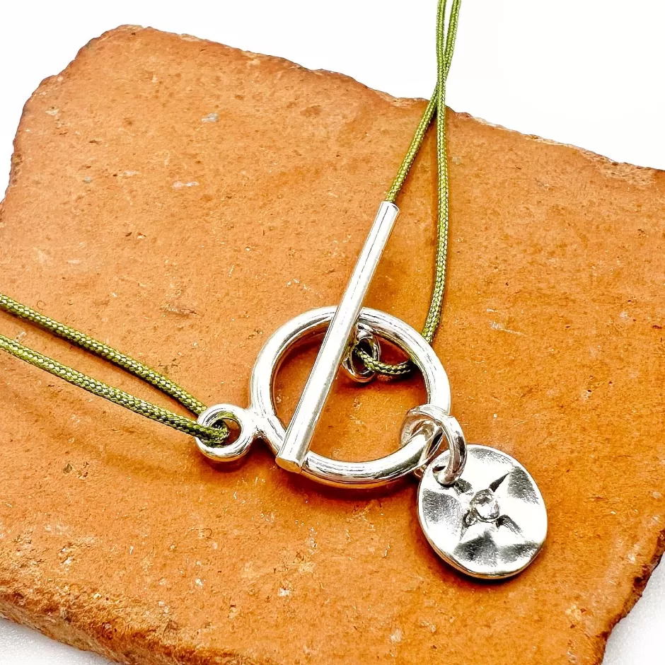 Fashion Musardise Collier Lou Medaille Martelee