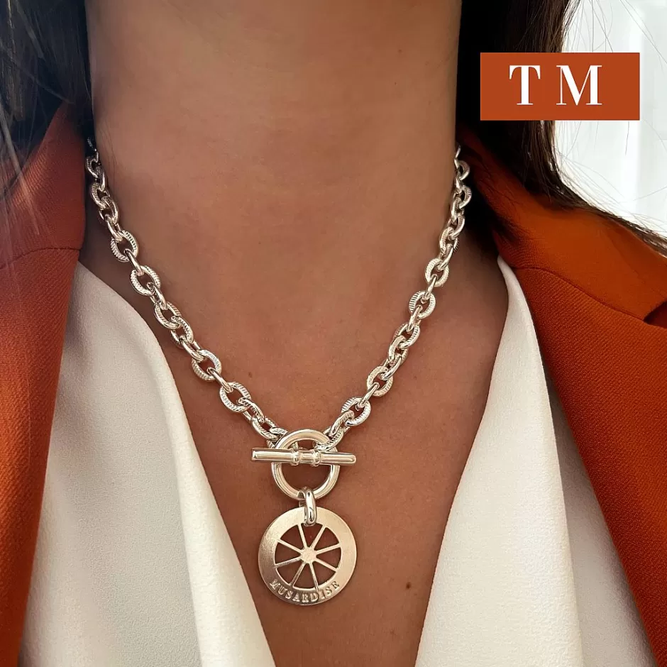 Fashion Musardise Collier Scarlett Plume