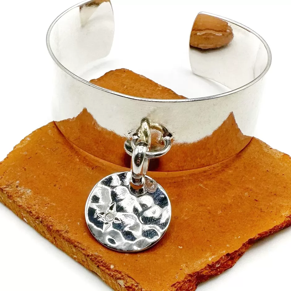 Flash Sale Musardise Manchette Medaille Martelee Strass